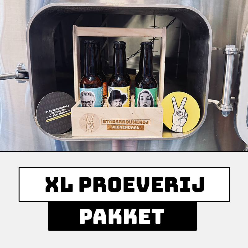XL proeverij in houten 6-pack