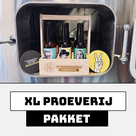 XL proeverij in houten 6-pack