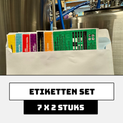 Set etiketten - 7 x 2 stuks
