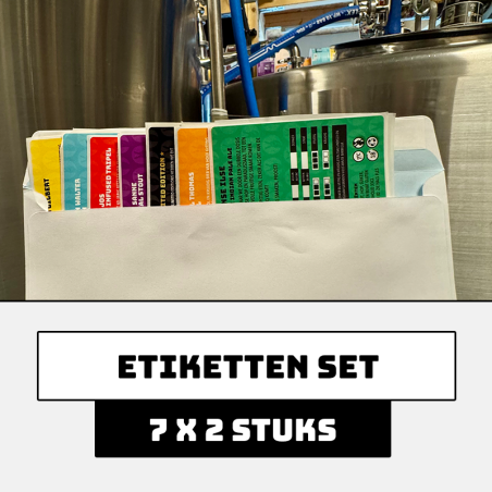 Set etiketten - 7 x 2 stuks